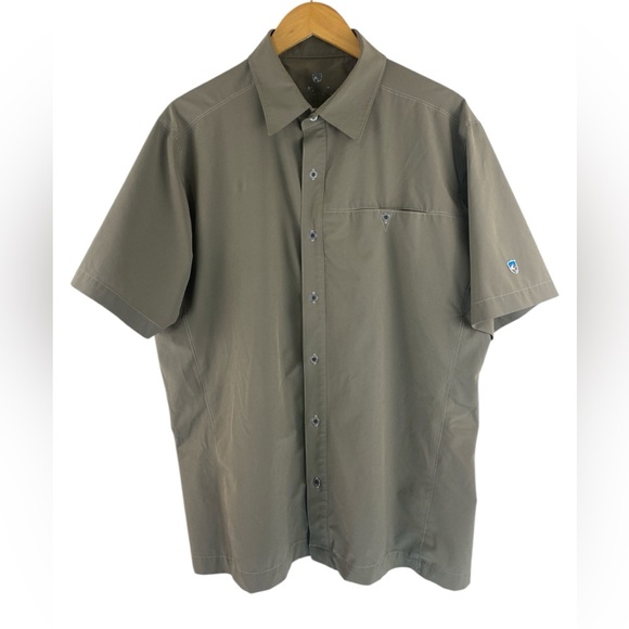 Kühl Men’s Sz L Short Sleeve Renegade Button-Up Shirt - Outdoor Hiking Gorpcore - Picture 2 of 7